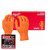 Milwaukee 4932501904 Orange Disposable Gloves, Size 7