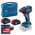 Bosch GDX18V-200 18V 200Nm 2-In-1 Combi Impact Gun with 2x 5.0Ah Batteries, Charger and L-Case