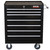 Excel 31546 7 Drawer Tool Chest Storage Cabinet with Wheels - Black