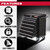 Excel 31546 7 Drawer Tool Chest Storage Cabinet with Wheels - Black