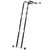 Excel 8077 12 Tread Steel Multi-Purpose Combination Ladder with Platform