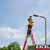Excel 31133 Electricians Fibreglass Podium Step Ladder 4 Tread 2.04m