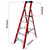 Excel 31130 Electricians Fibreglass Platform Step Ladder 5 Tread 1.81m