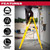 Excel 1657 Electricians Fibreglass Step Ladder 8 Tread 2.1m Heavy Duty