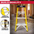 Excel 1655 Electricians Fibreglass Step Ladder 4 Tread 1.03m Heavy Duty