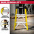Excel 7403 Electricians Fibreglass Step Ladder 3 Tread 0.76m Heavy Duty