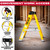 Excel 7403 Electricians Fibreglass Step Ladder 3 Tread 0.76m Heavy Duty