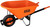 Excel 31505 Heavy Duty 120L Wheelbarrow HDPE Plastic Tray
