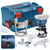Bosch 06016C2004 GKF 18V-8 Cordless Brushless Palm Router With L-Boxx