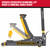 WINNTEC® 09713 +SERIES 3 Ton Turbo Lifter Trolley Jack