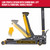 WINNTEC® 09714 +SERIES 3 Ton Turbo Lifter Low-Profile Trolley Jack