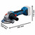 Bosch GWS18V-8 18V 125mm Brushless Grinder with 2x 4.0Ah Battery, GAL18V-40 Charger and Bag