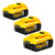 DeWalt TDKIT8 XR 18V 8 Piece Brushless Cordless Kit with 3x 5.0Ah Batteries, 2x Toughsystem Cases & Charger