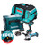 Makita Triple Pack With Combi, Impact Driver And Angle Grinder| Toolden