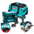 Makita Triple Pack With Combi, Impact Driver And Circular Saw | Toolden