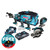 Makita DLX6067PT 6 Piece 18v LXT Li-Ion Cordless Tool Kit with Twin Fast Charger from Toolden