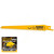 DeWalt DT2356-QZ Bi Metal Sabre Blade Splinter Free Cuts in Plaster 152mm x 6TPI (5 Pack)