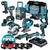 Makita DLX6067PT10X5 18V LXT 10 Piece Cordless Kit with 5x 5.0Ah Batteries