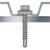 TechFast 5.5 x 70mm No.5 Roofing Sheet to Steel Hex Screw with Washer