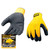 DeWalt DPG70L Yellow Knit Back Latex Gloves (Size L)