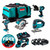 Makita DLX6012PM 18V LXT 6 Piece Cordless Tool Kit with 3x 4.0Ah Batteries