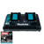 Makita DC18RD 18V LXT Twin Port Charger with 2x 3.0Ah Batteries
