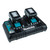 Makita DC18RD 18V LXT Twin Port Charger with 2x 5.0Ah Batteries