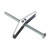 Forgefix Plasterboard Spring Toggles. Zinc Plated. M3 x 50mm. 10 Per Pack (10TOG350) | Toolden