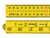 Fisco FSCXFY1ME Yellow ABS Nylon Rule 1m / 39in | Toolden