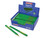 Faithfull FAICPDISPG80 Carpenters Pencils Display - Green / Hard (80) | Toolden
