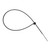 ForgeFix FORCT300B Cable Tie Black 4.8 x 300mm (Bag 100) | Toolden