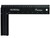 Faithfull FAICS10CNC Prestige Try Square Black Aluminium 250mm | Toolden