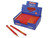 Faithfull FAICPDISPR80 Carpenters Pencils Display - Red / Medium (80) | Toolden