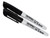 Faithfull FAIFTMBLK2 Fibre Tip Marker Pen Black (Pack of 2) | Toolden
