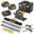 DeWalt DCS520T2 XR 165mm Flexvolt Plunge Saw 54V Complete Guide Rail Kit with 2 x 6.0Ah Batteries & Fast Charger