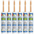 CT1 Sealant & Construction Adhesive Oak 290ml (6 Pack)