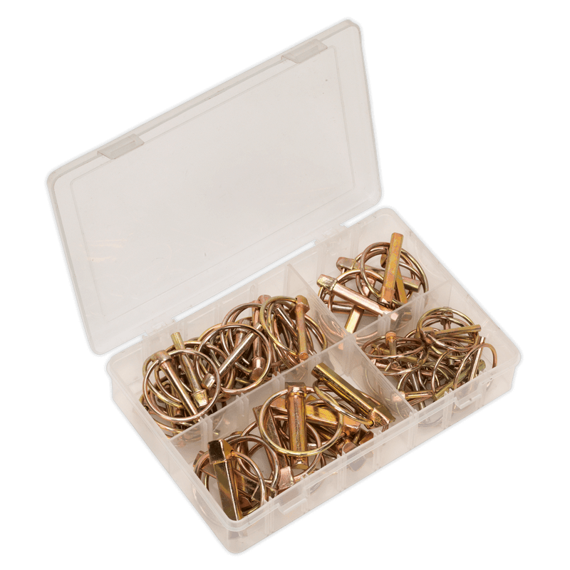 Sealey AB022LP Linch Pin Assortment 50pc Metric