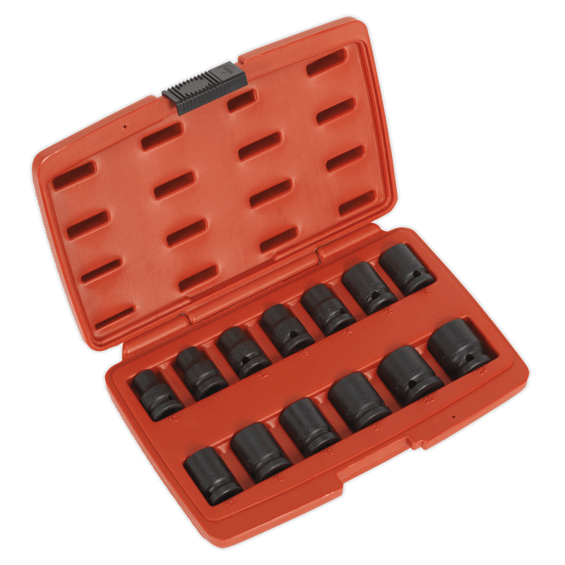 Sealey AK5614M Impact Socket Set 13pc 1/2"Sq Drive 12pt