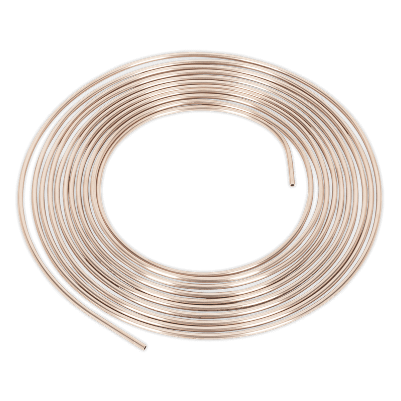 Sealey CNP316 Brake Pipe Seamless Tube Cupro-Nickel 22 Gauge 3/16" x 25ft BS EN 12449 CW024A