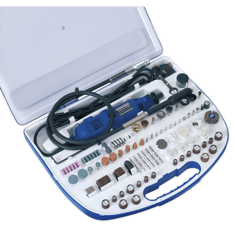 Sealey E5188 Multipurpose Rotary Tool 170W 230V & Engraver Kit 219pc