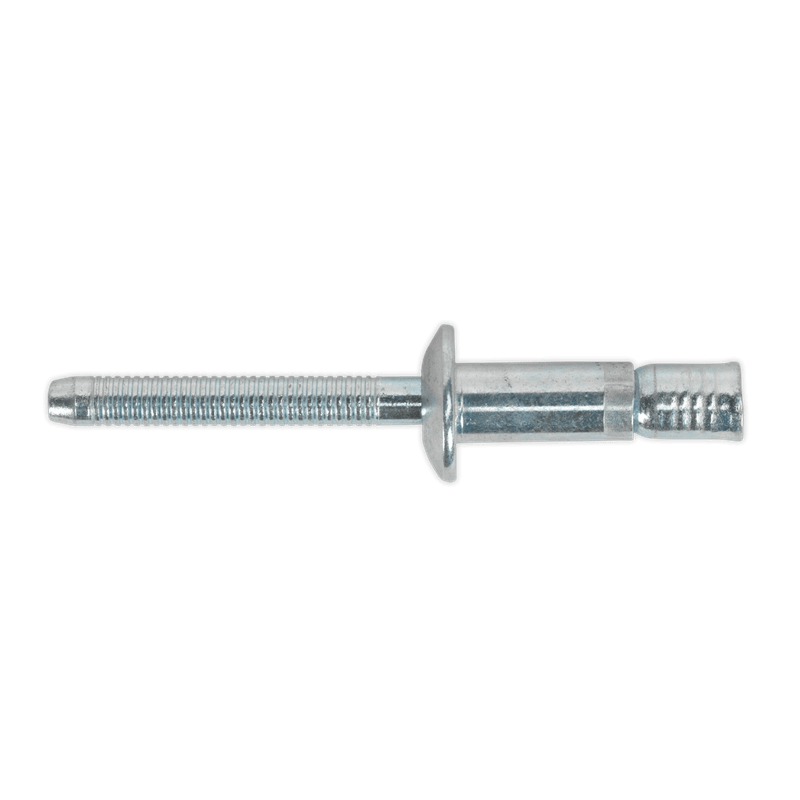 Sealey MB6332 Steel Structural Rivet Zinc Plated 6.3 x 32mm Pack of 100