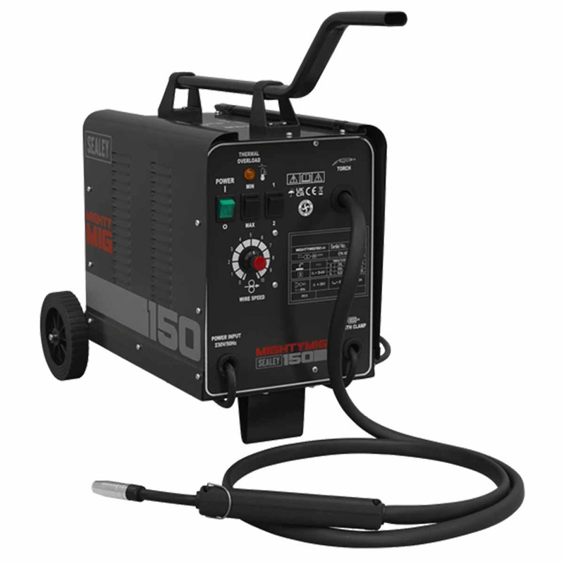 Sealey MIGHTYMIG150 Professional GasNo-Gas MIG Welder 150Amp 230V