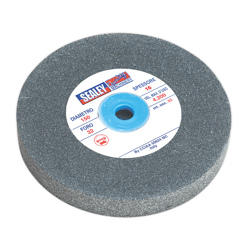 Sealey NBG150/GWF Grinding Stone 150 x 16mm 13mm Bore A60P Fine