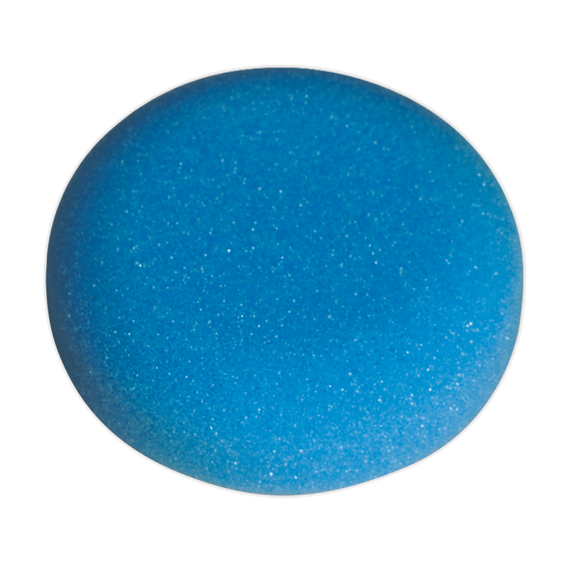 Sealey PTCCHV79B Buffing & Polishing Foam Head Hook & Loop 80 x 25mm Blue/Medium