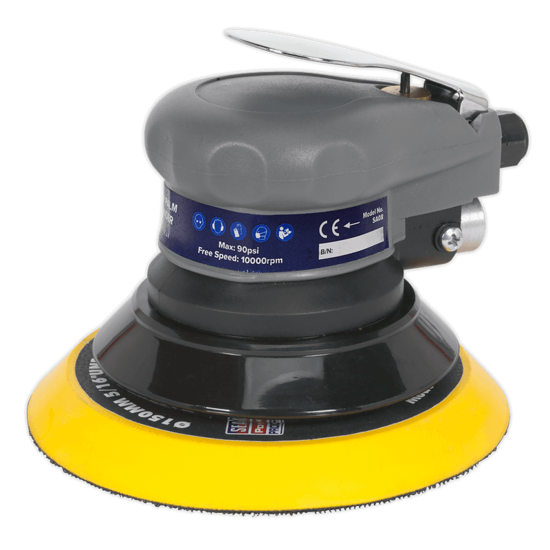 Sealey SA08 Air Palm Orbital Sander 150mm