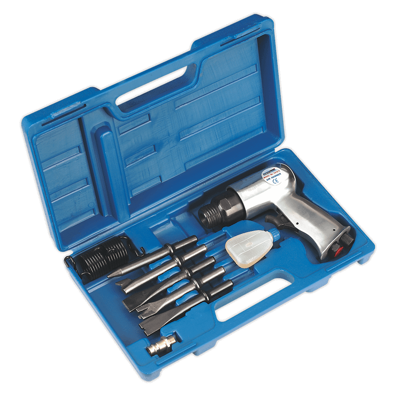 Sealey SA12/S Air Hammer with Chisels Medium Stroke