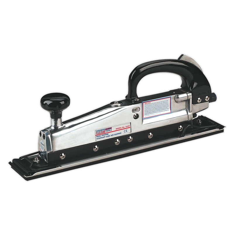 Sealey SA32 Air Long Bed Sander 400 x 70mm Twin Piston In-line