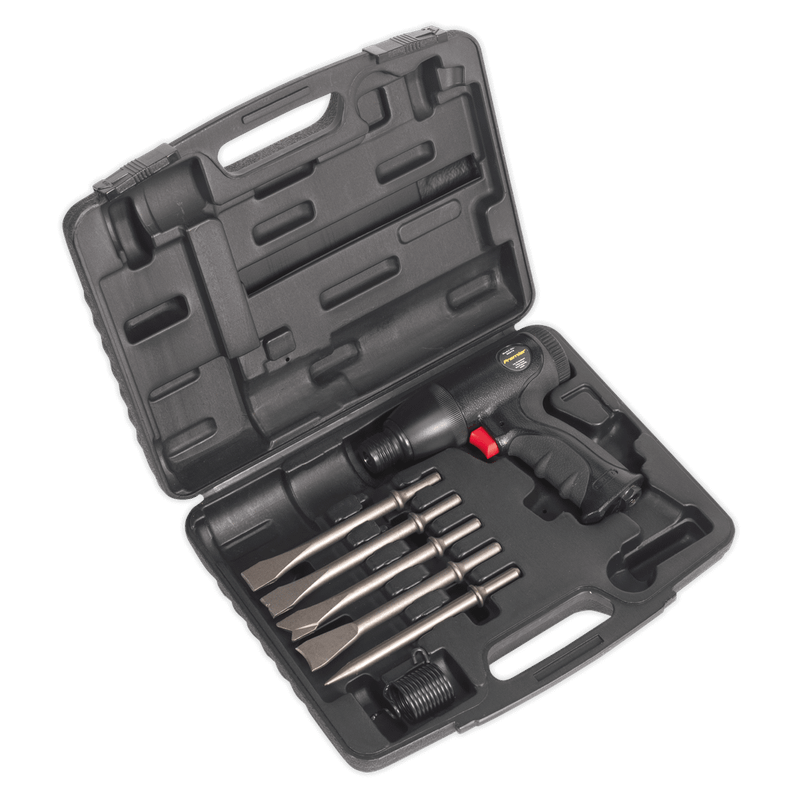 Sealey SA613 Air Hammer Kit Composite Premier - Medium Stroke