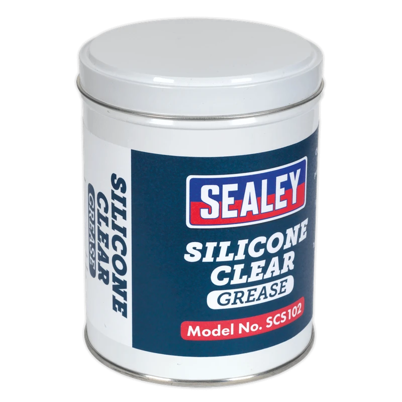 Sealey SCS102 Silicone Clear Grease 500g Tin