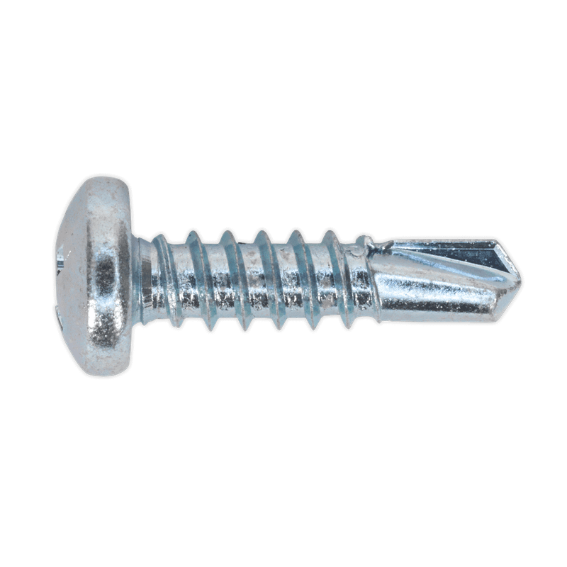 Sealey SDPH4819 Self Drilling Screw 4.8 x 19mm Pan Head Phillips Zinc D7504N Pack of 100